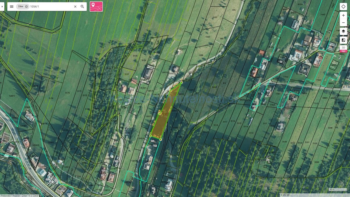 Ponúkame na predaj investičný pozemok v obci Ždiar o rozlohe 2211 m2 — foto 2