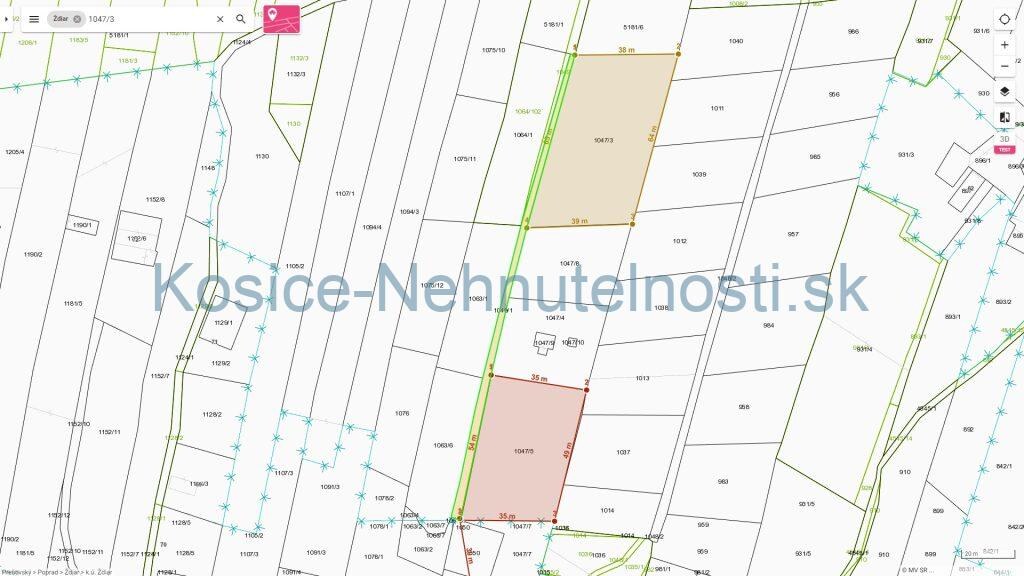Predaj investičný pozemok v obci Ždiar o rozlohe 2330 m2 — foto 4