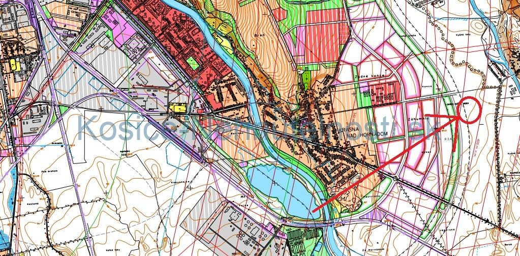 Predaj investičný pozemok 2000 m2 parcela C Košice - Krásna — foto 4