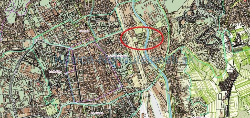 Pozemok 4309 m2 Stredné Mesto – Košice — foto 2
