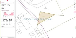 Pozemok 586 m2 Stredné Mesto – Košice — foto 2