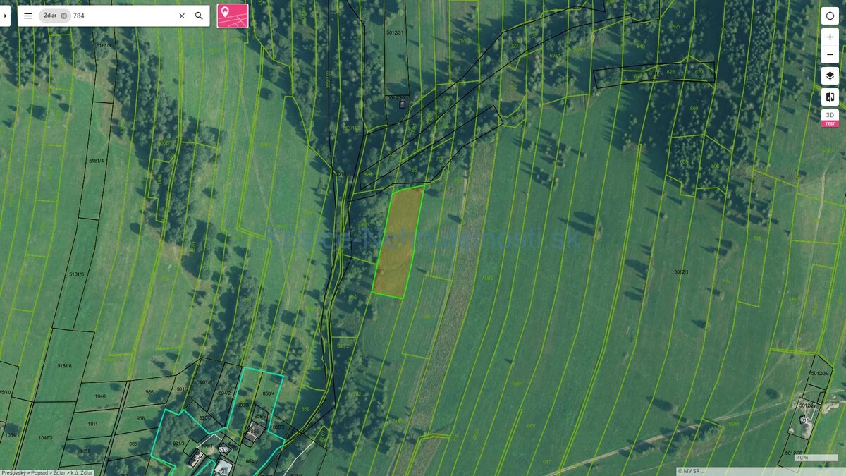 REZEROVAVNÉ - Pozemok na predaj 1357 m2 Ždiar — foto 2