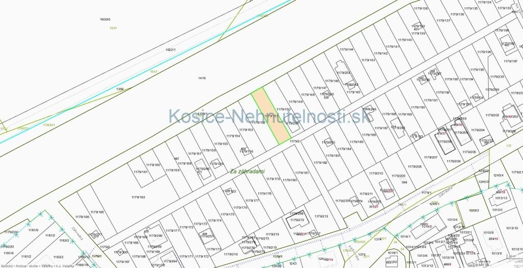 Stavebný pozemok 406 m2 Valaliky pri Košiciach — foto 4