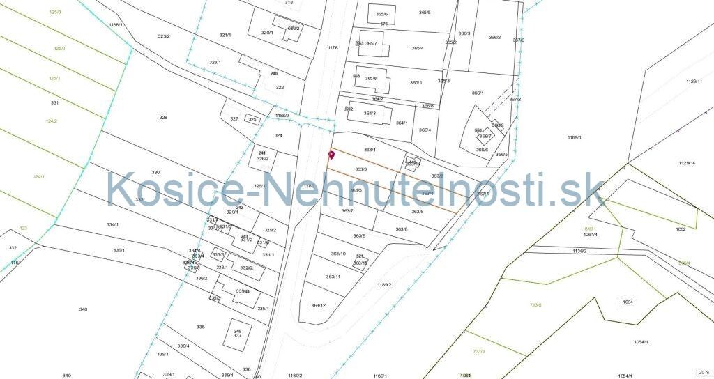 Predaj pozemok 720 m² v intraviláne obce Ruskov, Košice – okolie — foto 2