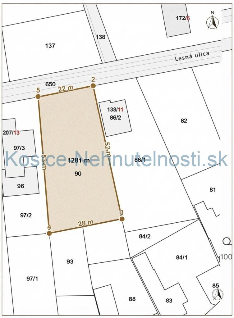 Stavebná parcela 1281m2 intravilán, Malé Ozorovce, okr. Trebišov — foto 3